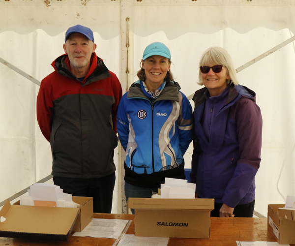 Volunteers at the event