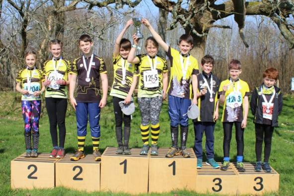South Yorkshire Orienteers Juniors at the British Relay Championships