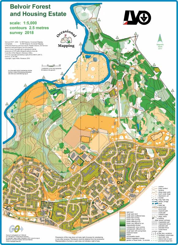 Map of NI Champs - Belvoir Park Forest