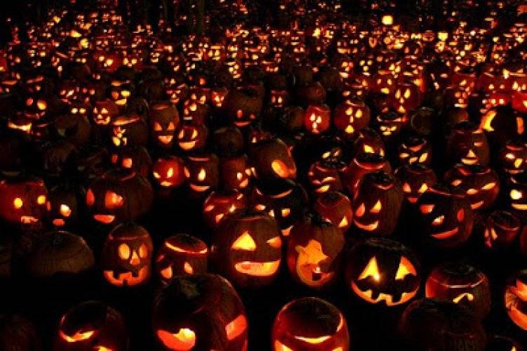 Halloween lanterns.  Photo credit North Gloucestershire Orienteering Club