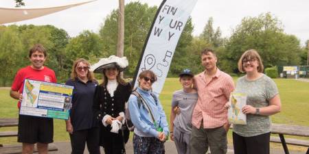 High Sheriff of Hertfordshire finds her way to new orienteering event at Stanborough Lakes