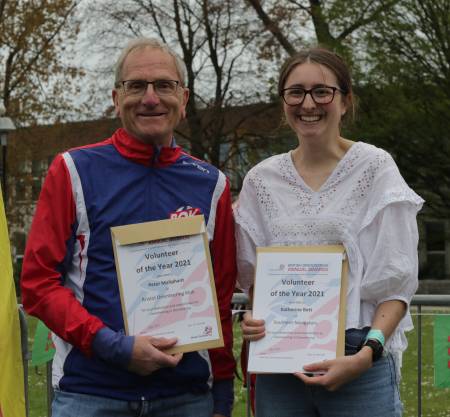 Day 4: Volunteers' Week (1-7 June): Thank You to Katherine Bett (Southern Navigators) and Pete Maliphant (Bristol Orienteering Klub).